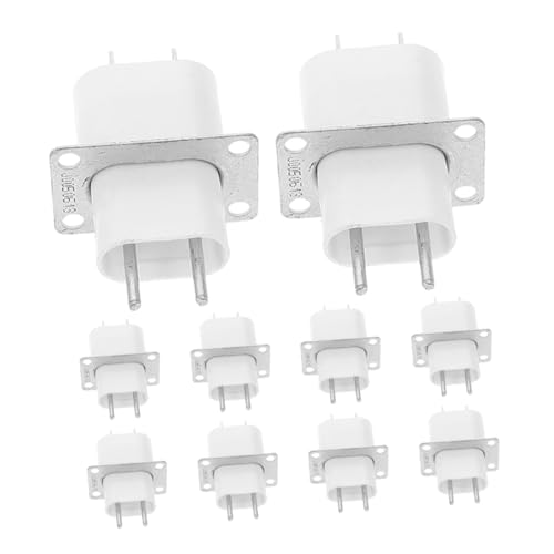 GAROZATION 10St Magnetische Steckdose für Mikrowellenherde Wohnmobil mikrowelle ersatz Adapterstecker für die Schweiz Austausch des Kondensatorsockels Wohnmobil-Ersatzmikrowelle Plastik Weiß GAROZATION 10St Magnetische Steckdose für Mikrowellenherde Wohnmobil mikrowelle ersatz Adapterstecker für die Schweiz Austausch des Kondensatorsockels Wohnmobil-Ersatzmikrowelle Plastik Weiß von GAROZATION