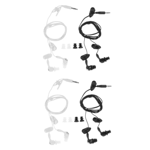 GAROZATION 4 Stück Schwimmen Tauchen Kopfhörer kabelgebundene Kopfhörer MP3-Kopfhörer Ohr Schwimmen bleigießen on Ear kopfhörer Earwig Headset wasserdichter Kopfhörer Ohrstöpsel Plastik GAROZATION 4 Stück Schwimmen Tauchen Kopfhörer kabelgebundene Kopfhörer MP3-Kopfhörer Ohr Schwimmen bleigießen on Ear kopfhörer Earwig Headset wasserdichter Kopfhörer Ohrstöpsel Plastik von GAROZATION