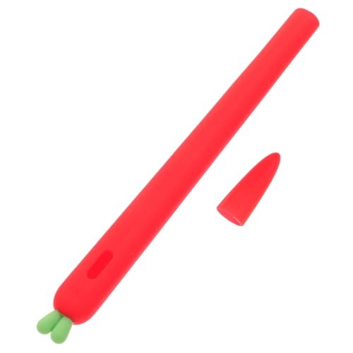 GAROZATION Griff aus Silikon Stylus Federmäppchen Telefonhalterung Ständer für Telefon Stiftabdeckungshülse bleistifte handyhalterung Stift-Schutzhülle Stiftabdeckung aus Silikon rot GAROZATION Griff aus Silikon Stylus Federmäppchen Telefonhalterung Ständer für Telefon Stiftabdeckungshülse bleistifte handyhalterung Stift-Schutzhülle Stiftabdeckung aus Silikon rot von GAROZATION