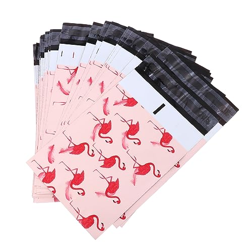 GARVALON Flamingo Design Versandtaschen Wasserdichte Verpackungsbeutel Für Und Boutique Pink von GARVALON