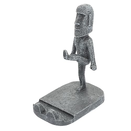 GARVALON Stoneman Handyhalter, Handyhalter, Süßer Handyständer Für Den Schreibtisch, Handyständer Figur, Handyständer Für Den Schreibtisch, Handyhalter Ständer, Kreatives, Osterinselkopf GARVALON Stoneman Handyhalter, Handyhalter, Süßer Handyständer Für Den Schreibtisch, Handyständer Figur, Handyständer Für Den Schreibtisch, Handyhalter Ständer, Kreatives, Osterinselkopf von GARVALON