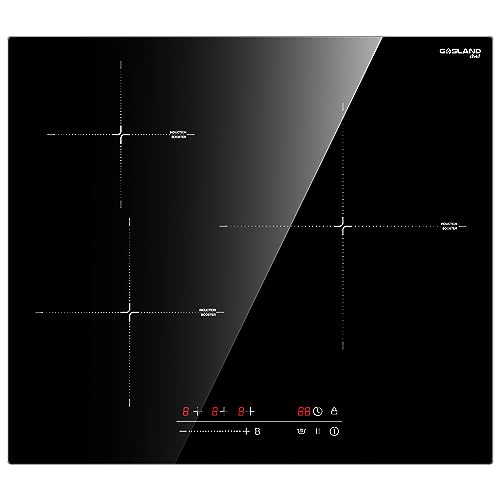 GASLAND Chef IH603BF-DE Einbau Induktionskochfeld 60 cm 3 Kochzonen, Autark Elektrokochfeld 3 Platten mit Slider Touch, PowerBoost, Warmhaltefunktionen, Pause-Funktion, 6600W von GASLAND