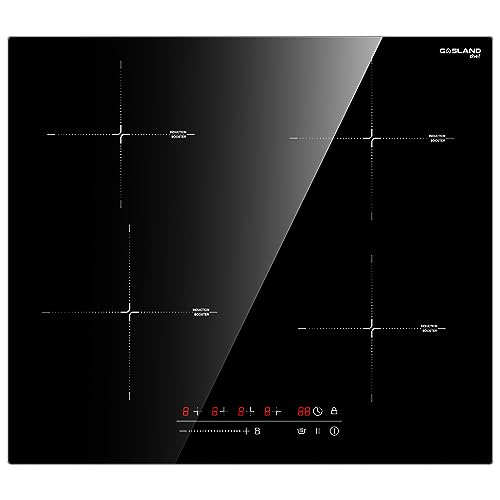 GASLAND Chef IH60BF-DE Einbau Induktionskochfeld 60 cm 4 Kochzonen, Autark Elektrokochfeld 4 Platten mit Slider Touch, PowerBoost, Warmhaltefunktionen, Pause-Funktion, 7200W von GASLAND