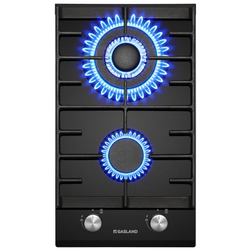 GASLAND GH2302BG1FC Glas Gaskochfeld 2 Flammig, Butan Gas Kochfeld mit Wok Brenner, Gas Einbau Gaskochfeld, 30 cm Schwarz Glasherd, Gas Kocher 5200 Watt, LPG/Erdgas GASLAND GH2302BG1FC Glas Gaskochfeld 2 Flammig, Butan Gas Kochfeld mit Wok Brenner, Gas Einbau Gaskochfeld, 30 cm Schwarz Glasherd, Gas Kocher 5200 Watt, LPG/Erdgas von GASLAND