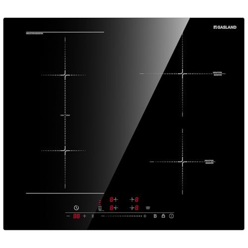 GASLAND IH604BF 60 cm integrierter Induktionskochfeld, 7000W Elektroherd mit 4 Boost-Zonen, FlexInduktionskochfeld für BBQ, Warm Up/STOP + GO-Funktion GASLAND IH604BF 60 cm integrierter Induktionskochfeld, 7000W Elektroherd mit 4 Boost-Zonen, FlexInduktionskochfeld für BBQ, Warm Up/STOP + GO-Funktion von GASLAND