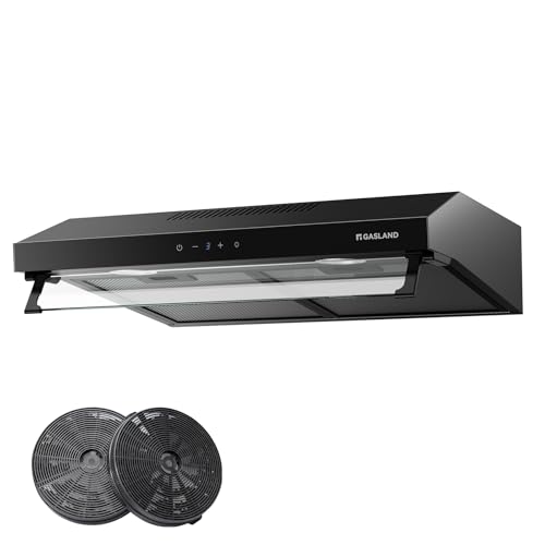GASLAND UC60BS Doppelmotor Design Dunstabzugshaube 60cm Umluft, Leise Dunstabzugshauben Abluft 333 m³/h, 3 Stufen Touch Control Unterbauhaube abzugshaube Schwarzes Metall mit Aktivkohlefilter GASLAND UC60BS Doppelmotor Design Dunstabzugshaube 60cm Umluft, Leise Dunstabzugshauben Abluft 333 m³/h, 3 Stufen Touch Control Unterbauhaube abzugshaube Schwarzes Metall mit Aktivkohlefilter von GASLAND
