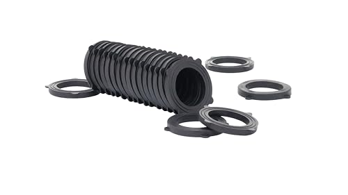 GASMIS 50 Stück Dichtungssatz für Hahnverbinder 3/4 Zoll, Schwarz von GASMIS