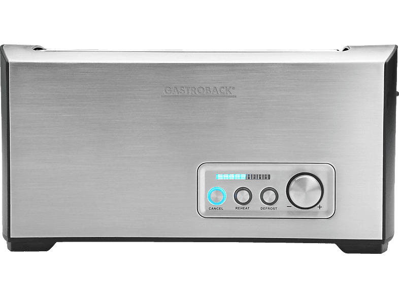 GASTROBACK 42398 Pro 4S Toaster Edelstahl (1500 Watt, Schlitze: 2) von GASTROBACK