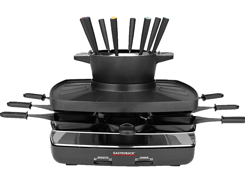 GASTROBACK 42567 Familiy and friends Raclette Fondue Set von GASTROBACK