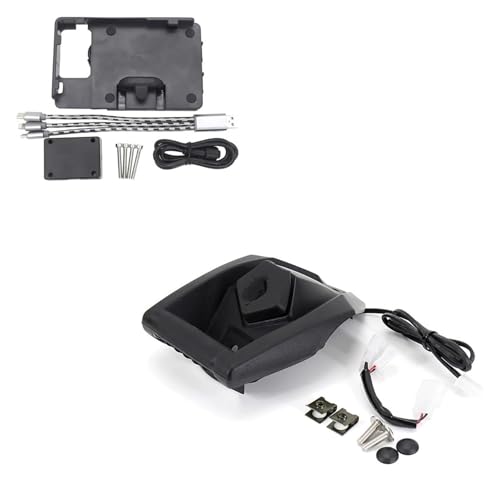 GATAVCTKPY Navigation Halterung Für NMAX Für Xmax 125 Für N-MAX 155 Für X-MAX 300 400 GPS Navigation Halterung USB Lade Port Halter Halterung Motorrad Navigationshalterung(B) von GATAVCTKPY