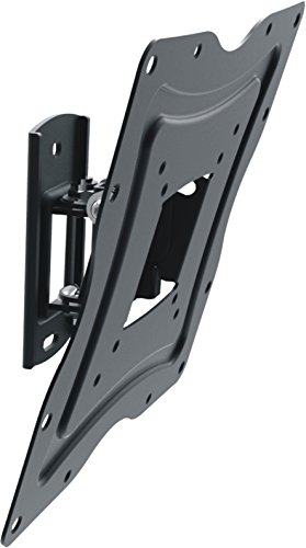 TV Wandhalterung für 13-42 Zoll Fernseher| Schwenkbar Neigbar Kippbar Drehbar | Monitor Wand Halterung für VESA 75x75-200x200 (Lochabstand) | 25kg Tragkraft | Wandhalter Halter Schwarz von GB ONE