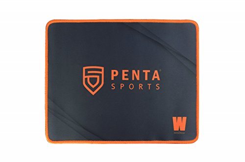 WASDkeys P100 Gaming Mauspad Pro Mousepad Mouse Mat - Stoff - Gummierte, Rutschfeste Unterseite - Hochwertiges Material - 320 x 250 x 3mm - Schwarz von WASDkeys