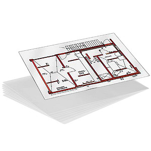 25 GBC Laminierfolien glänzend für A3 125 micron von GBC