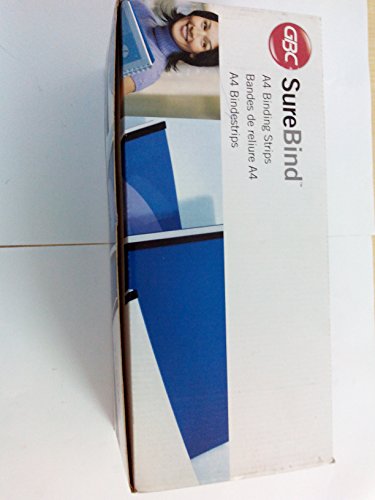 GBC® Binderücken SureBind, 10 Kämme - Stripbindung, A4, Ø: 25 mm, für: 250 Blatt, schwarz (100 Stück), Sie erhalten 1 Packung á 100 Stück von GBC