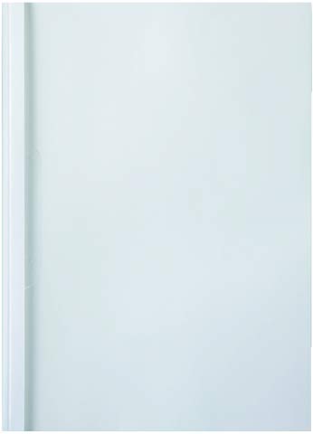 GBC® Thermobindemappe ThermaBind™ Standard, Karton, 240 g/m², transparenter Vorderdeckel, A4, 6 mm, für: 50 Blatt, weiß, seidenmatt (100 Stück), Sie erhalten 1 Packung á 100 Stück von GBC