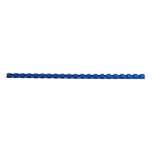 GBC,334676,Kunststoff-Binderücken AA8(21 Ringe,45 Blatt, A4,8 mm) 100 Stück blau von GBC