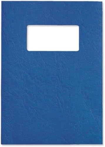 GBC Antelope Einbanddeckel Lederoptik mit Fenster A4 50 x 2 königsblau von GBC