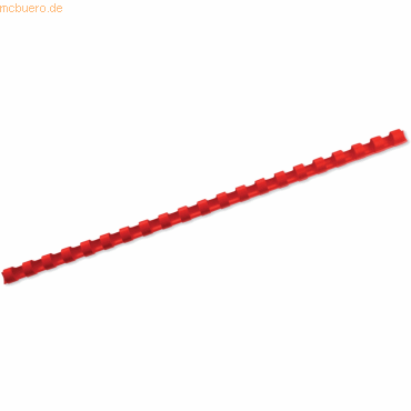 GBC Binderücken ibiCombs 8mm 21 Ringe rot VE=100 Stück von GBC