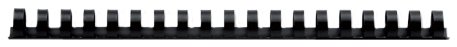 GBC CombBind Bindekämme (10 mm für 65 Blatt DIN A4) 100 Stück schwarz texturiert von GBC
