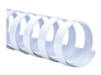 GBC CombBind Plastikbinderücken, weiß, 16mm (100), Weiß, 145 Blätter, PVC, A4, 1,6 cm, 100 Stück(e) von GBC