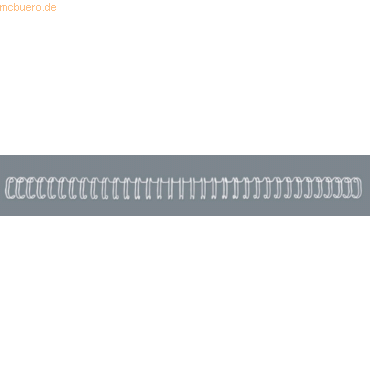 GBC Drahtbinderücken 21 Ringe 12mm VE=100 Stück weiß von GBC