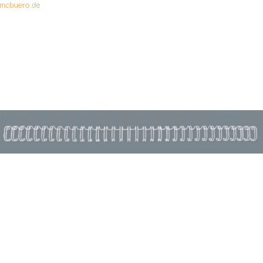 GBC Drahtbinderücken 34 Ringe 14mm VE=100 Stück weiß von GBC