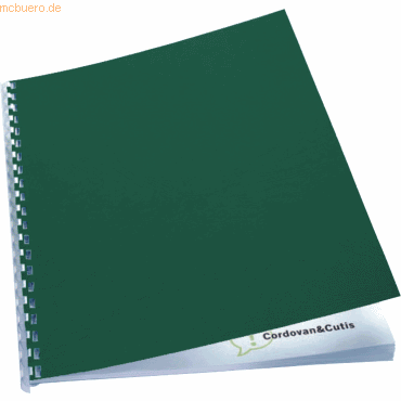 GBC Kartondeckel A4 250g/qm Lederstruktur grün VE=100 Blatt GBC Kartondeckel A4 250g/qm Lederstruktur grün VE=100 Blatt von GBC