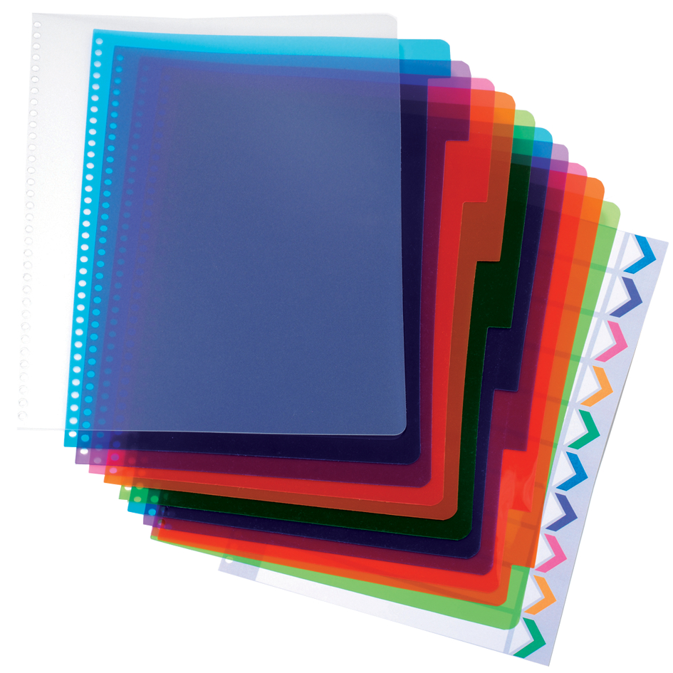 GBC Kunststoff-Register PolyDividers, DIN A4, PP, 5-teilig von GBC