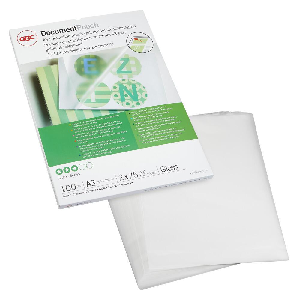 GBC Laminierfolien glänzend 75 mikron A3 GBC Laminierfolien glänzend 75 mikron A3 von GBC