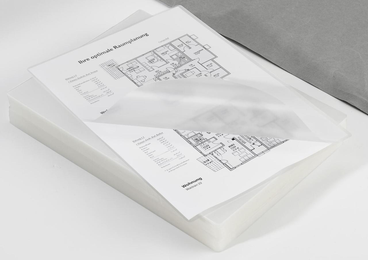 GBC Laminierfolien glänzend 75 mikron A4 von GBC