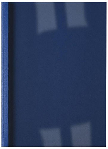 GBC Thermobindemappe Business Line Leinen, 1,5 mm, transparent, royalblau, 100 ST Farbe blau Rückenbreite 1,5 mm, für 15 Blatt Inhalt 100 Stück von GBC