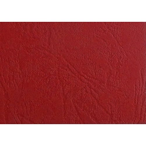 LeatherGrain Umschlagmaterial, A4, 100 Stück, rot von GBC