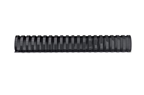 Rexel,213703,Kunststoff-Binderücken AA8(21 Ringe,325 Blatt, A4,38 mm) 50 Stück schwarz von GBC