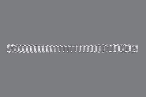 WireBind Drahtbinderücken, 100 Stück, 11mm, weiß von GBC