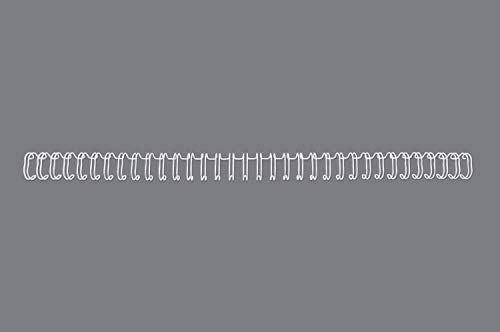 WireBind Drahtbinderücken, 100 Stück, 5mm, weiß von GBC