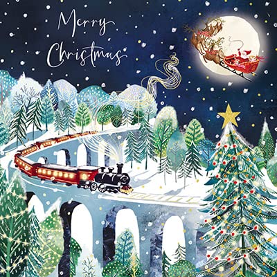 Ling Design Weihnachtskarten "The Viadukt", 6 Karten mit 1 illustrierten Designs, 6 Stück von GBCC