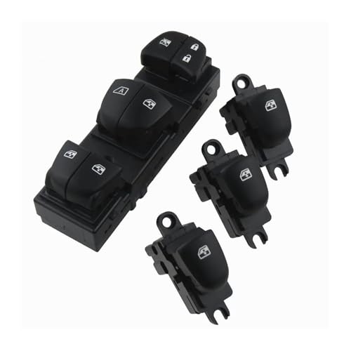 Fensterschalter Elektrische Für Qashqai Für Altima Für Sylphy Für Tiida Für X-Trail Auto Fensterheberschalter Fensterheber(Set 2) von GBGWRMRYX