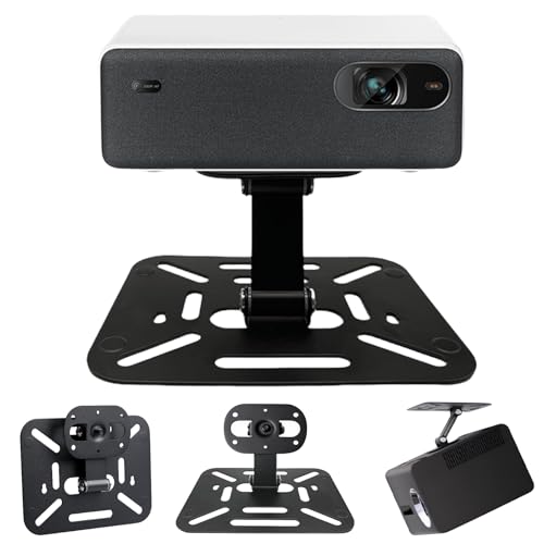 GBKDQQ Projektor Halterung, Beamer Ständer, Universal Multi-Winkel mit 1/4 Zoll Schraubschnittstelle Projektor Ständer, Beamer Halterung 360° Drehbar, Mini Desktop projektorständer (Schwarz) von GBKDQQ