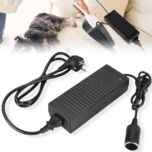 KFZ Netzadapter 180W/15A, Spannungswandler 230V auf 12V Wechselrichter Adapter mit Zigarettenanzünder-Buchse AC auf DC Netzteil Adapter für Kühlbox,Autostaubsauger, Autokühlschrank, Kompressor KFZ Netzadapter 180W/15A, Spannungswandler 230V auf 12V Wechselrichter Adapter mit Zigarettenanzünder-Buchse AC auf DC Netzteil Adapter für Kühlbox,Autostaubsauger, Autokühlschrank, Kompressor von GBKDQQ