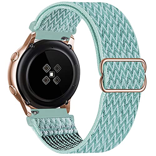 GBPOOT 22mm Armband Kompatibel mit Samsung Galaxy Watch 3(45mm/44mm)/Watch 46mm/Gear S3 Classic/ GT2,für Watch GT/GT 2 46mm/Watch GT2 e/GT2 Pro Nylon Uhrenarmband,Marine Green,22mm von GBPOOT