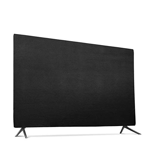 GBSONGLIANGBO Tv Abdeckung,Tv Schutzhülle Weiches elastische Gewebe-Abdeckung for 43" 49" 55" TV Hang-Typ Fernseher-Schutz-Fall Kratzfestes Splash Proof(Black,49 inch) von GBSONGLIANGBO