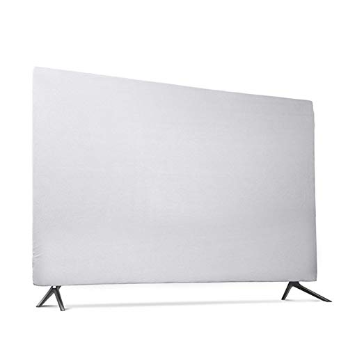 GBSONGLIANGBO Tv Abdeckung,Tv Schutzhülle Weiches elastische Gewebe-Abdeckung for 43" 49" 55" TV Hang-Typ Fernseher-Schutz-Fall Kratzfestes Splash Proof(Gray,55 inch) von GBSONGLIANGBO