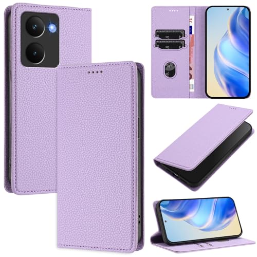 GBWQPLJV Flip-Cover, leichte und dünne Business-Handyhülle, kompatibel mit Realme P3 Pro Ultra RealmeP3 5G, Schutzhülle, Retro-Luxus, Kartenschlitz, Brieftaschen-Clip, Handyhülle (Realme P3 Ultra 5G von GBWQPLJV