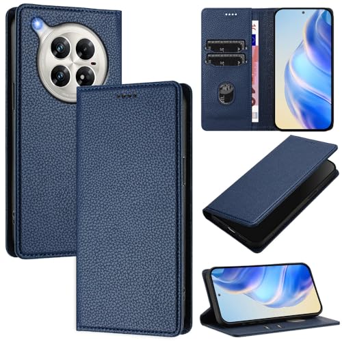 GBWQPLJV Schutzhülle für Infinix Zero 40 Zero40 X6860 4G, magnetisch, Brieftaschen-Clip, Ständer, Handyhülle, Blau von GBWQPLJV