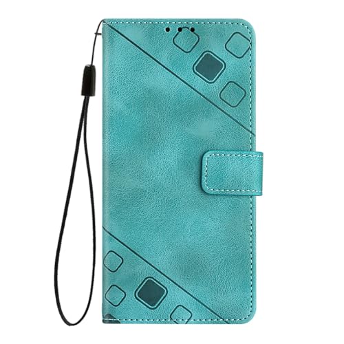 Modische einfarbige Schutzhülle für Mobiltelefon, kompatibel mit Hoonr 200 Pro Smart Honor200 ELI-AN00 5G, Klapp-Schutzhülle, Kartenfächer, Business-Handyschale (Grün, Honor 200 Smart 5G) von GBWQPLJV