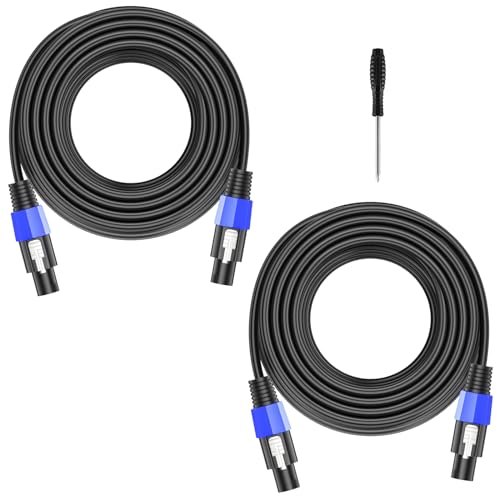 GCTBL 20M 2pack Speakon zu Speakon Kabel Stecker zu Stecker Professionelle DJ/PA Audio Verstärker Lautsprecher Kabel GCTBL 20M 2pack Speakon zu Speakon Kabel Stecker zu Stecker Professionelle DJ/PA Audio Verstärker Lautsprecher Kabel von GCTBL