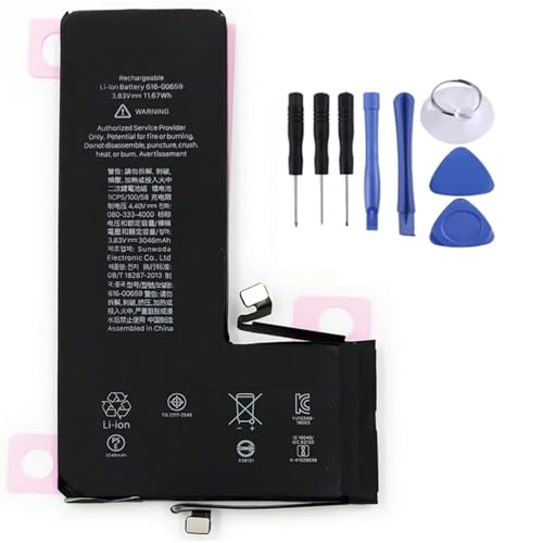 GDDGFVKV 616-00659 3.83V 3046mAh 11.67Wh Mobiltelefon-Akku für iPhone 11 Pro A2215 A2160 A2217 GDDGFVKV 616-00659 3.83V 3046mAh 11.67Wh Mobiltelefon-Akku für iPhone 11 Pro A2215 A2160 A2217 von GDDGFVKV