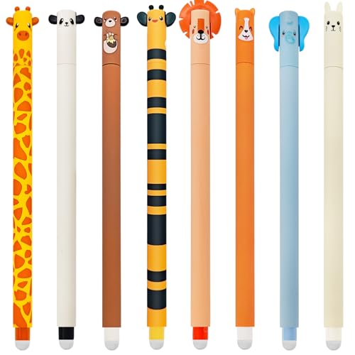 GDFJBG Radierbare Stifte Bundle-Radierbarer Kugelschreiber Cartoon Stift Radierbar 8 Erasable Pen Löschbaren Gelstiften für Kinder Studenten Schule GDFJBG Radierbare Stifte Bundle-Radierbarer Kugelschreiber Cartoon Stift Radierbar 8 Erasable Pen Löschbaren Gelstiften für Kinder Studenten Schule von GDFJBG