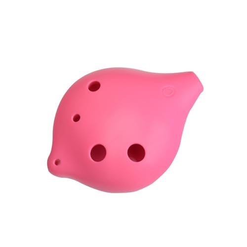 für Anfänger Okarina Ocarina 6-Loch Alt C-Taste 6-Loch AC Anfänger Erwachsene Kunststoff (Color : Pink) von GDINYONGZE