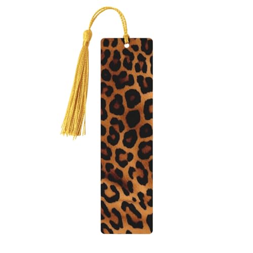 Coole Geparden-Leoparden-Lesezeichen aus Holz, handgefertigt, doppelseitig bedruckt, Lesezeichen, Seitenmarkierungen mit goldenen Quasten, Buchzubehör, Geschenk für Buchliebhaber, Frauen, Männer Coole Geparden-Leoparden-Lesezeichen aus Holz, handgefertigt, doppelseitig bedruckt, Lesezeichen, Seitenmarkierungen mit goldenen Quasten, Buchzubehör, Geschenk für Buchliebhaber, Frauen, Männer von GDSHJKLW